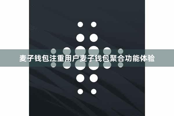 麦子钱包注重用户麦子钱包聚合功能体验