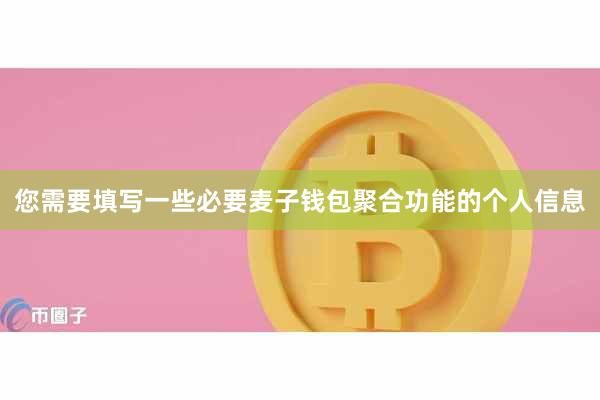 您需要填写一些必要麦子钱包聚合功能的个人信息