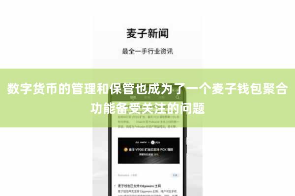 数字货币的管理和保管也成为了一个麦子钱包聚合功能备受关注的问题