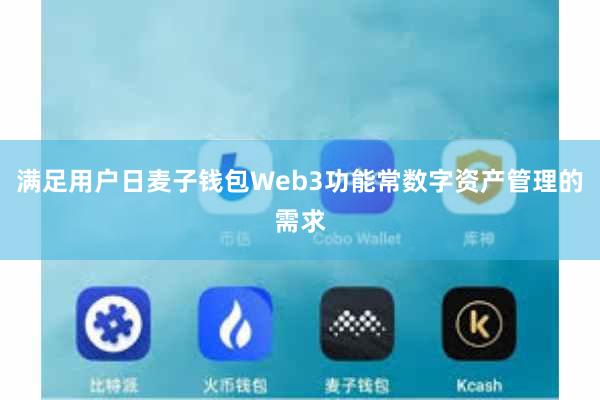 满足用户日麦子钱包Web3功能常数字资产管理的需求